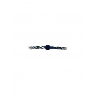 Anel com Cristal Negro