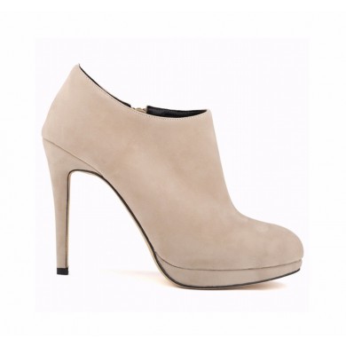 Ankle Boot - Camurça Off White