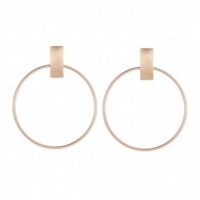 Brincos de Aros Dourados Grandes