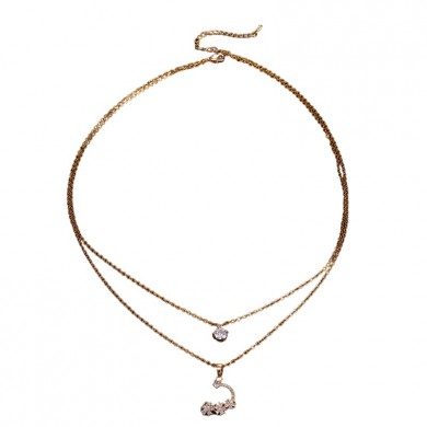 Colar Duplo Dourado