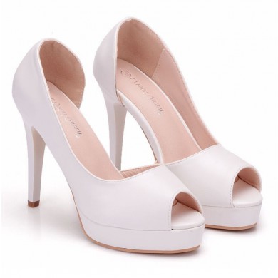 Peep Toe - Branco 