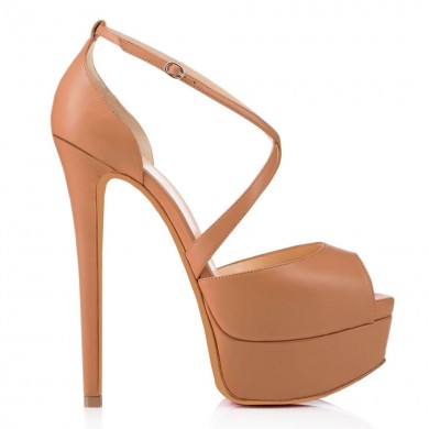 Peep Toe - Caramelo Fosco