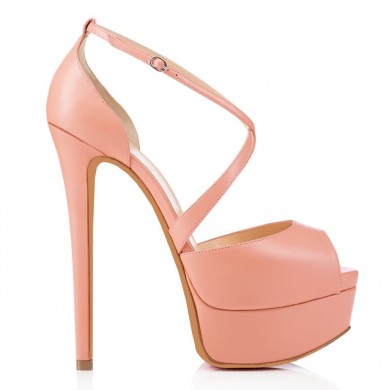 Peep Toe - Rosa Fosco