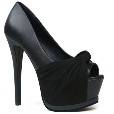 Peep Toe - Preto