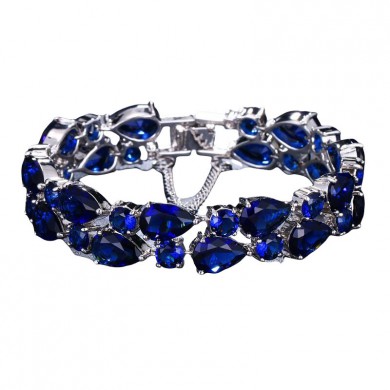 Pulseira Luxo Safira