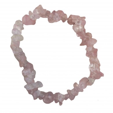 Pulseira com Quartzos Rosa Naturais