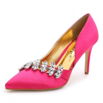 Scarpin - Pink com Folhas