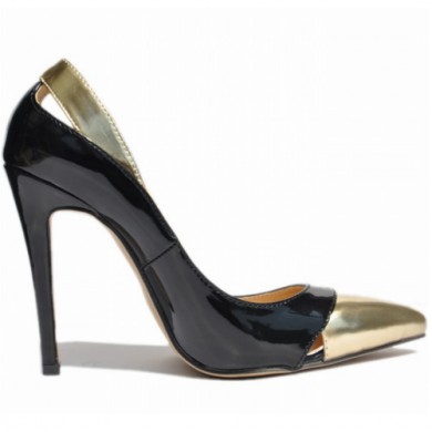 Scarpin - Preto e Dourado