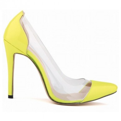 Scarpin - Transparente Amarelo