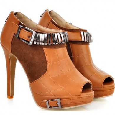 Summer Boot - Caramelo com Fivelas