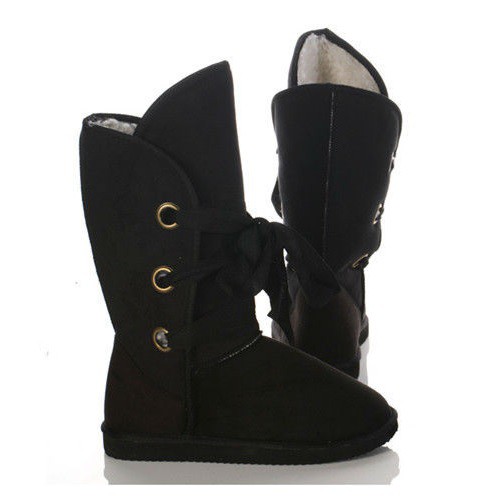 Bota estilo shop ugg preta