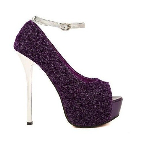 Peep toe hot sale roxo