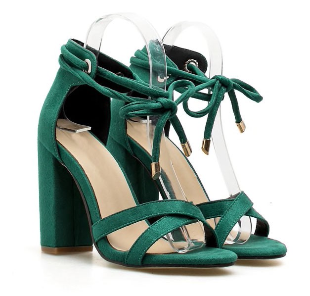 Sandalia verde shop