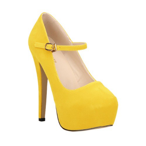 Sapato shop boneca amarelo