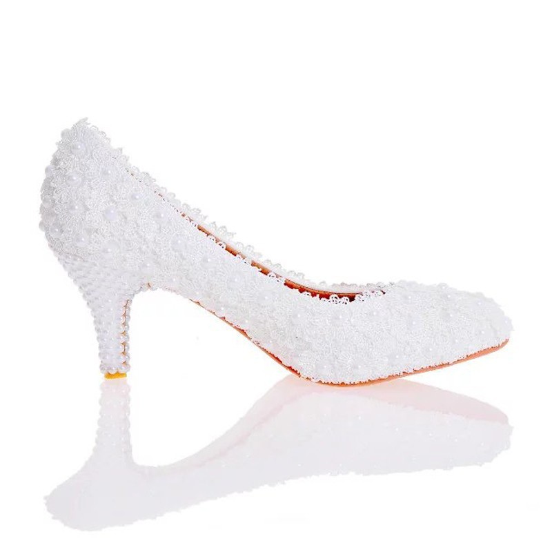 Scarpin hot sale com renda