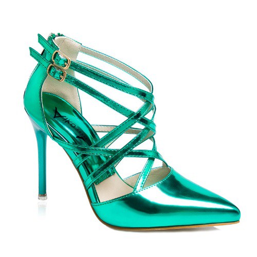 Scarpin metalico outlet