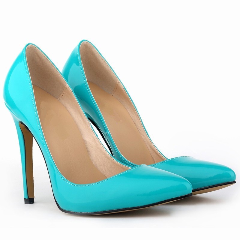 Scarpin azul tiffany 2025