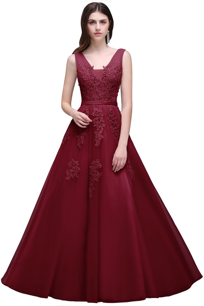 Vestido de Debutante com Flores V00025 Parise Joias