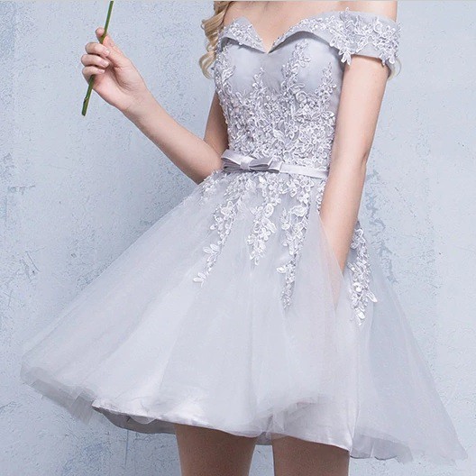 Vestido de hot sale debutante cinza