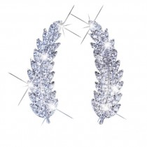 Brincos Ear Cuff com Folhas
