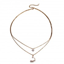 Colar Duplo Dourado