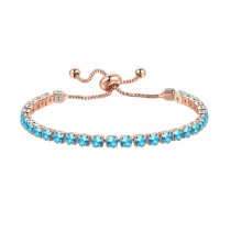 Pulseira Ajustável Rosê Azul
