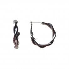 Argolas Entrelaçadas - 2,5cm