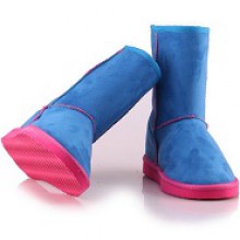 Bota - Azul e Rosa Estilo UGG