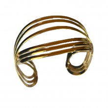 Bracelete Orgânico Dourado 