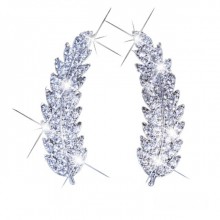 Brincos Ear Cuff com Folhas