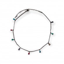 Choker com Gotas Coloridas