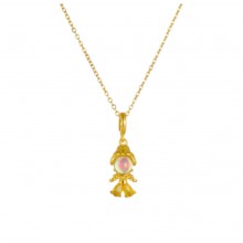 Colar Dourado da Bela