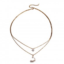 Colar Duplo Dourado