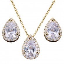 Conjunto de Gotas Douradas