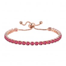 Pulseira Ajustável Rosê Vermelha