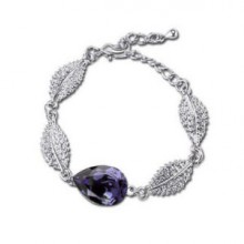 Pulseira com Cristal Roxo