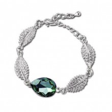 Pulseira com Cristal Verde