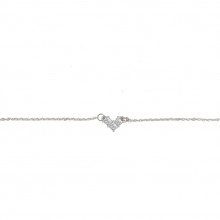 Pulseira V com Zircônias