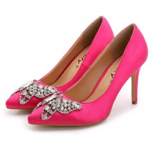 Scarpin - Pink com Borboleta