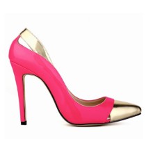 Scarpin - Pink e Dourado