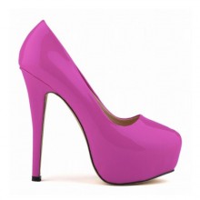 Scarpin - Roxo com Meia Pata