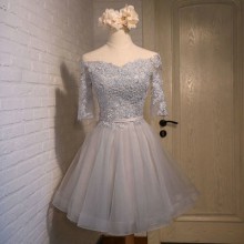 Vestido de Debutante Ombro a Ombro - V00031