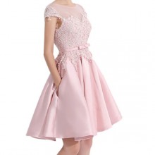 Vestido de Debutante Rosa - V00018