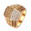 Anel com Swarovski Bronze