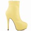 Ankle Boot - Amarela com Meia Pata