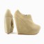 Ankle Boot - Anabela Bege