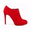 Ankle Boot - Camurça Vermelha