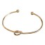 Bracelete Dourado com Nó