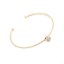 Bracelete Dourado com Ponto de Luz