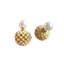 Brincos Dior com Mini Pérolas